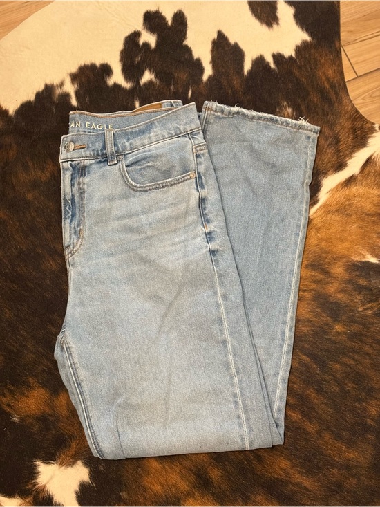 American Eagle Outfitters Denim - American Eagle Outfitters Light Wash Straight Leg Jeans